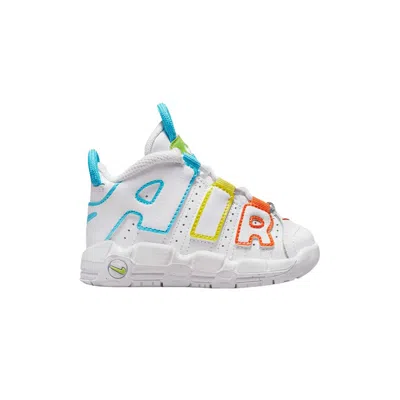 Pre-owned Nike Air More Uptempo Td 'white Rainbow' | Infant Size 9