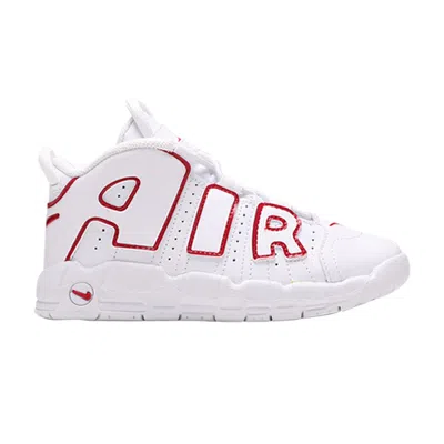 Pre-owned Nike Air More Uptempo Td 'white Varsity Red' 2021 | Infant Size 6