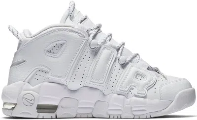 Pre-owned Nike Air More Uptempo Triple (2017) Sneakers In White