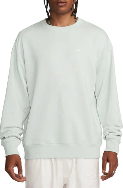 Nike Air Oversize Crewneck Sweatshirt In Summit White/ Summit White