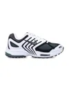 Nike Mesh Upper Sneakers Leather Overlays In Multi