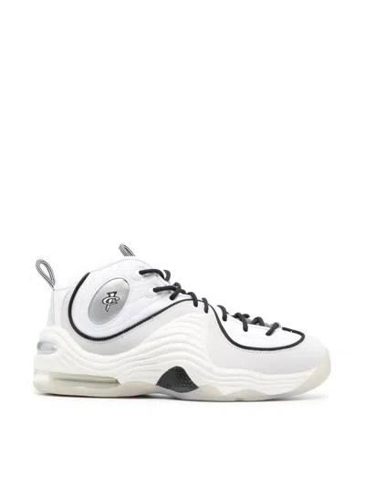 Nike White And Photon Dust Black Air Penny Ii Sneakers