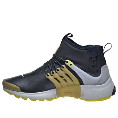 Nike Air Presto Mid Utility 'black Yellow Streak'