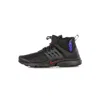 Nike Air Presto Mid Utility Men's High Shoe Black/team Red/anthracite/racer Blue In Black/team Red/anthracite/racer Blue