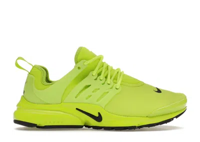 Pre-owned Nike Air Presto Tenis Ball (women's) Sneakers In Volt/black