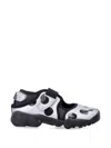 Nike Rift Split Toe Sandals Polka Dot Silhouette In White