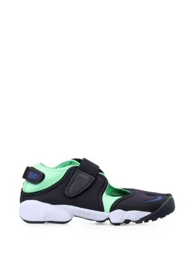 Nike Air Rift-inspired Split-toe Sneakers For Women In Black
