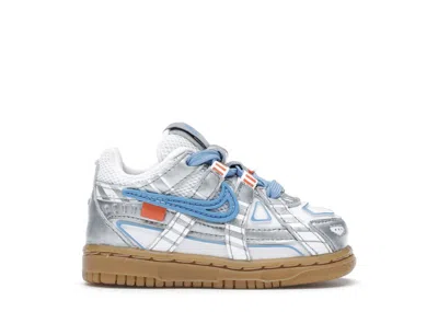 Pre-owned Nike Air Rubber Dunk Off Sneakers In White/university Blue In Multi