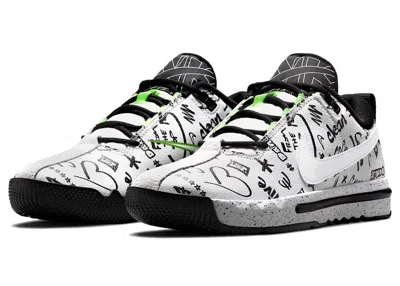 Pre-owned Nike Air Sesh Sneakers In Pure Platinum/action Green/black