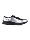 Nike Air Superfly Suede And Perforated Metallic Leather Sneakers In Silver