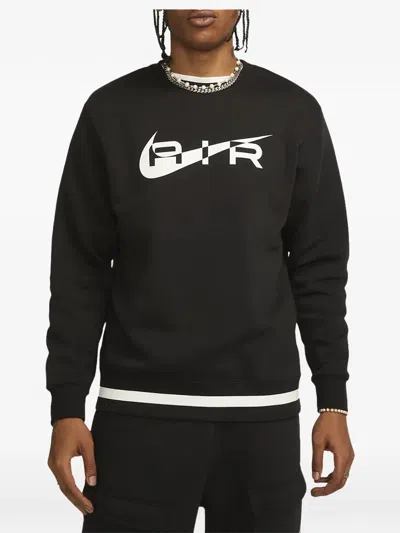 Nike Air Swoosh Sweatshirt In Black