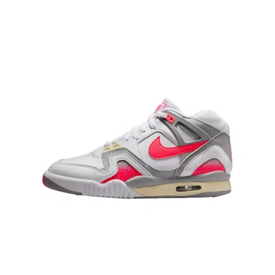 NIKE AIR TECH CHALLENGE II QS WHITE / RACER PINK / LIGHT SMOKE GREY FZ9033-100 MEN'S
