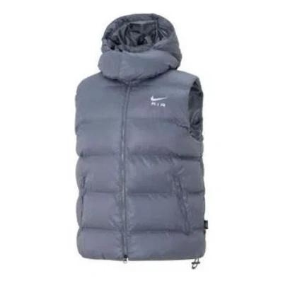 Nike Air Therma-fit Hoody Vest 'grey' In Multi