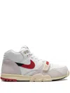 Nike White Air Trainer 1 Chicago Split Sneakers In Grey
