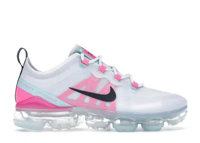 Pre-owned Nike Air Vapormax 2019 Grey Pink (women's) Sneakers In Football Grey/pink Blast/aurora