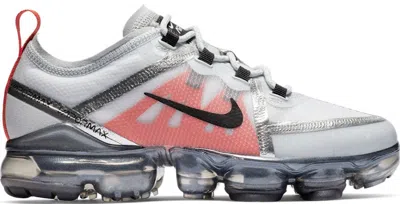 Pre-owned Nike Air Vapormax 2019 Sneakers In Pure Platinum/white/team Orange In Multi