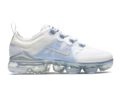 Pre-owned Nike Air Vapormax 2019 Sneakers In White Metallic Silver (gs)