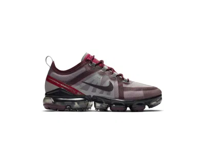 Pre-owned Nike Air Vapormax 2019 (women's) Sneakers In Night Maroon/metallic Pewter/gym Red