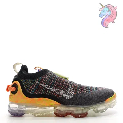 Pre-owned Nike Air Vapormax 2020 Flyknit Iron Grey Multicolor Shoes Cj6741 002 Womens 6.5