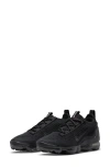 Nike Air Vapormax 2021 Fk Sneaker In Black/black/metallic Silver