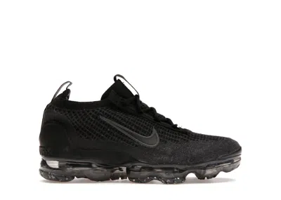 Pre-owned Nike Air Vapormax 2021 Fk Triple Sneakers In Black/anthracite