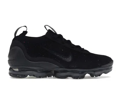 Pre-owned Nike Air Vapormax 2021 Fk Triple (women's) Sneakers In Black/metallic Silver In Multi