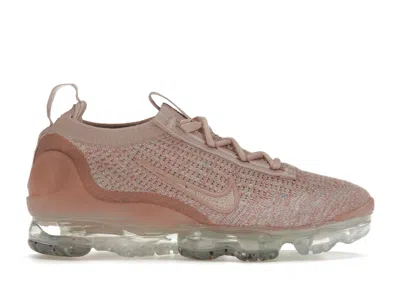 Pre-owned Nike Air Vapormax 2021 Fk (women's) Sneakers In Pink Oxford/rose Whisper/metallic Silver