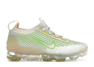 Pre-owned Nike Air Vapormax 2021 Flyknit Feel Love (women's) Sneakers In White/pearl Pink/sail