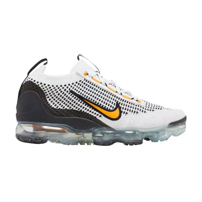 Pre-owned Nike Air Vapormax 2021 Flyknit Gs 'white Kumquat' | Kid's Size 4.5