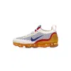 Nike Air Vapormax 2021 Flyknit Se Men's Low Shoe White/old Royal/yellow Ocher In White/old Royal/yellow Ochre
