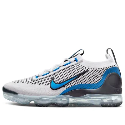 Nike Air Vapormax 2021 Flyknit 'white Photo Blue' In Multi