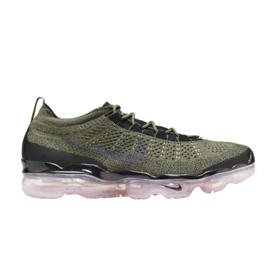 Pre-owned Nike Air Vapormax 2023 Flyknit 'medium Olive Pink Oxford' | Green | Men's Size 10