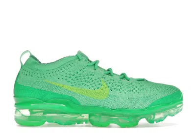 Pre-owned Nike Air Vapormax 2023 Flyknit (women's) Sneakers In Green Shock/electric Green/stadium Green