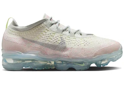 Pre-owned Nike Air Vapormax 2023 Flyknit (women's) Sneakers In Pink Foam/barely Volt
