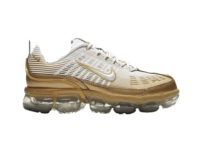Pre-owned Nike Air Vapormax 360 (women's) Sneakers In White/metallic Gold/black In Multi