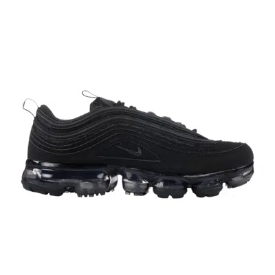 Pre-owned Nike Air Vapormax 97 Gs 'triple Black' | Kid's Size 6.5