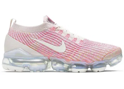 Pre-owned Nike Air Vapormax Flyknit 3 (women's) Sneakers In Phantom/sunset Pulse/sonic Yellow