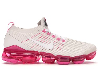 Pre-owned Nike Air Vapormax Flyknit 3 (women's) Sneakers In Phantom/white/laser Fuchsia