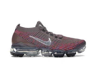 Pre-owned Nike Air Vapormax Flyknit 3 (women's) Sneakers In Plum Eclipse/red Orbit/racer Blue