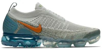 Pre-owned Nike Air Vapormax Moc 2 Celestial Teal (women's) Sneakers In Light Silver/campfire Orange/dark Stucco