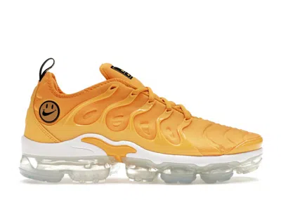 Pre-owned Nike Air Vapormax Plus Go The Extra Smile (women's) Sneakers In Pollen/yellow Strike/team Orange