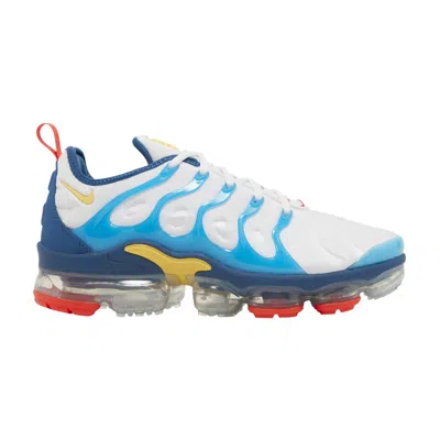 Pre-owned Nike Air Vapormax Plus 'industrial Blue Citron' In White