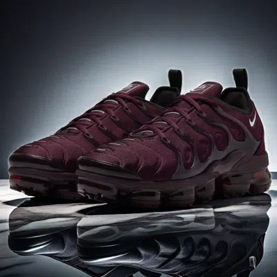 Pre-owned Nike Air Vapormax Plus Night Maroon Burgundy Red Black Fn6850-681 With Box