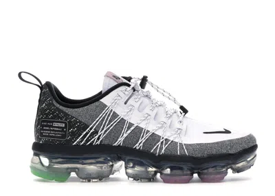 Pre-owned Nike Air Vapormax Run Utility Black (women's) Sneakers In White/lime Blast/pink Foam