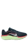 Nike Air Winflo 11 Running Shoe In Armory Navy/hot Punch/volt