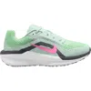 Nike Air Winflo 11 Running Shoe In Barely Green/playful Pink