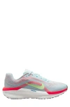 Nike Air Winflo 11 Running Shoe In Glacier Blue/volt/crimson