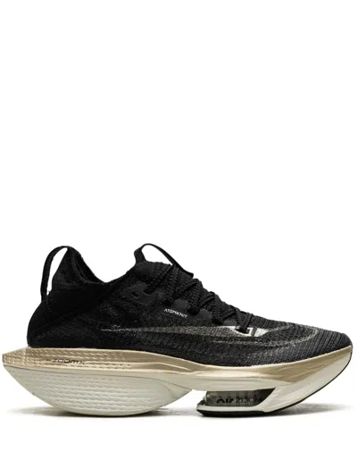 Nike Air Zoom Alphafly Next% 2 "black/gold/white" Sneakers In 黑色