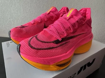 Pre-owned Nike Air Zoom Alphafly Next% 2 ‘hyper Pink' Dn3559-600 Women's 8 No-lid