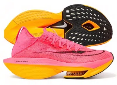 Pre-owned Nike Air Zoom Alphafly Next% 2 Hyper Pink Orange Womens Running Shoes Dn3559 600